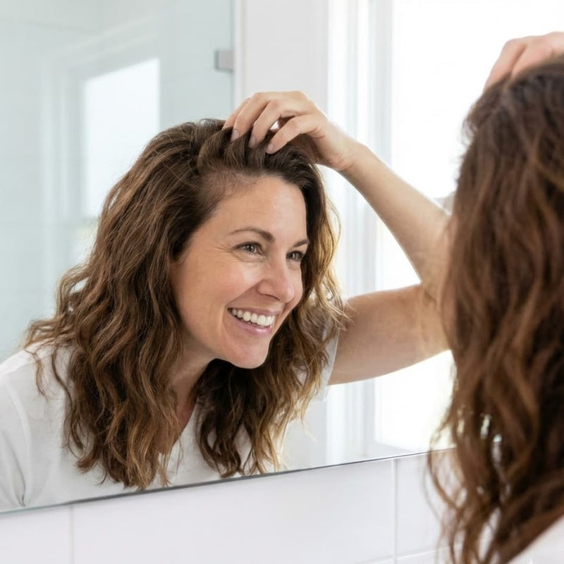 Nu börjar det roliga. Många ser små, tunna "babyhår" växa...